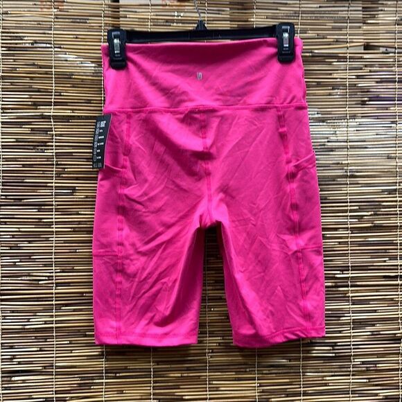 ID Ideology Women's Compression High-Rise 10" Bike Shorts, Regular & Petite, Cre - Picture 3 of 3